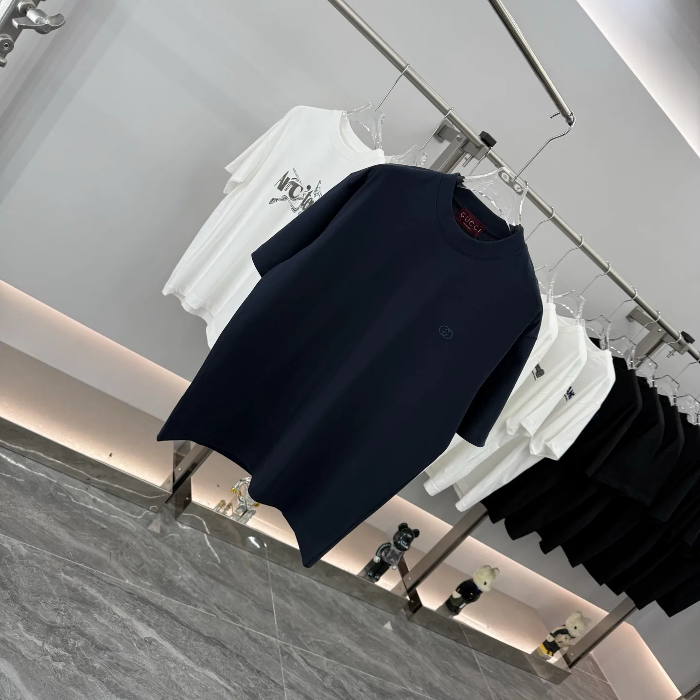 Embroidered Logo Cotton T-Shirt D15014290 — view 2