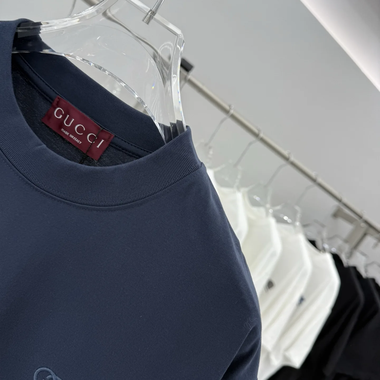 Embroidered Logo Cotton T-Shirt D15014290 — view 4
