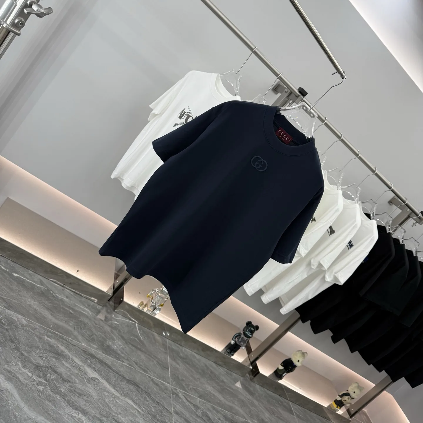 Embroidered Logo Cotton-Jersey T-Shirt D15014294 — view 2