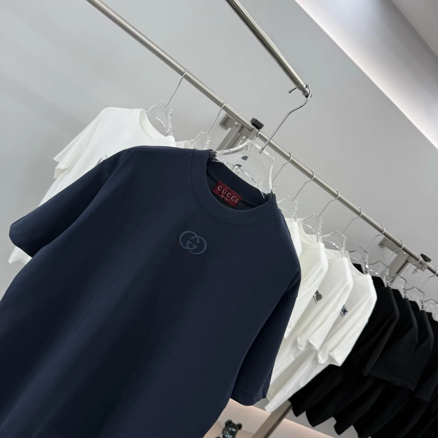 Embroidered Logo Cotton-Jersey T-Shirt D15014294 — view 3