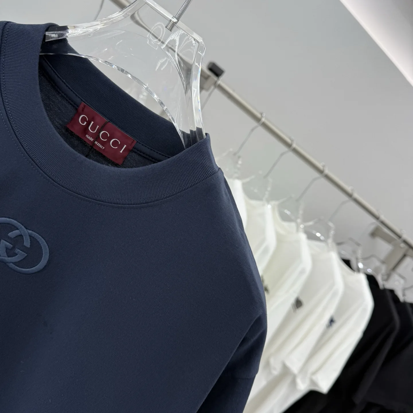 Embroidered Logo Cotton-Jersey T-Shirt D15014294 — view 4