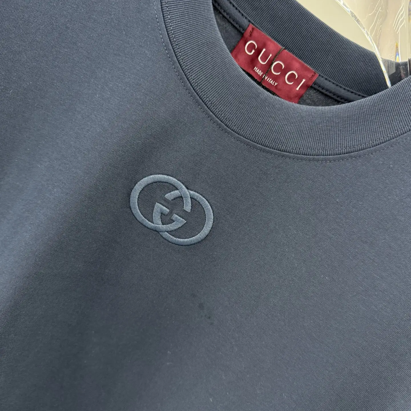 Embroidered Logo Cotton-Jersey T-Shirt D15014294 — view 6