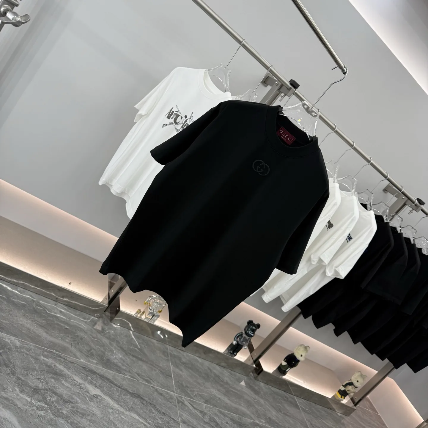 Embroidered Logo Cotton T-Shirt D15014296 — view 2
