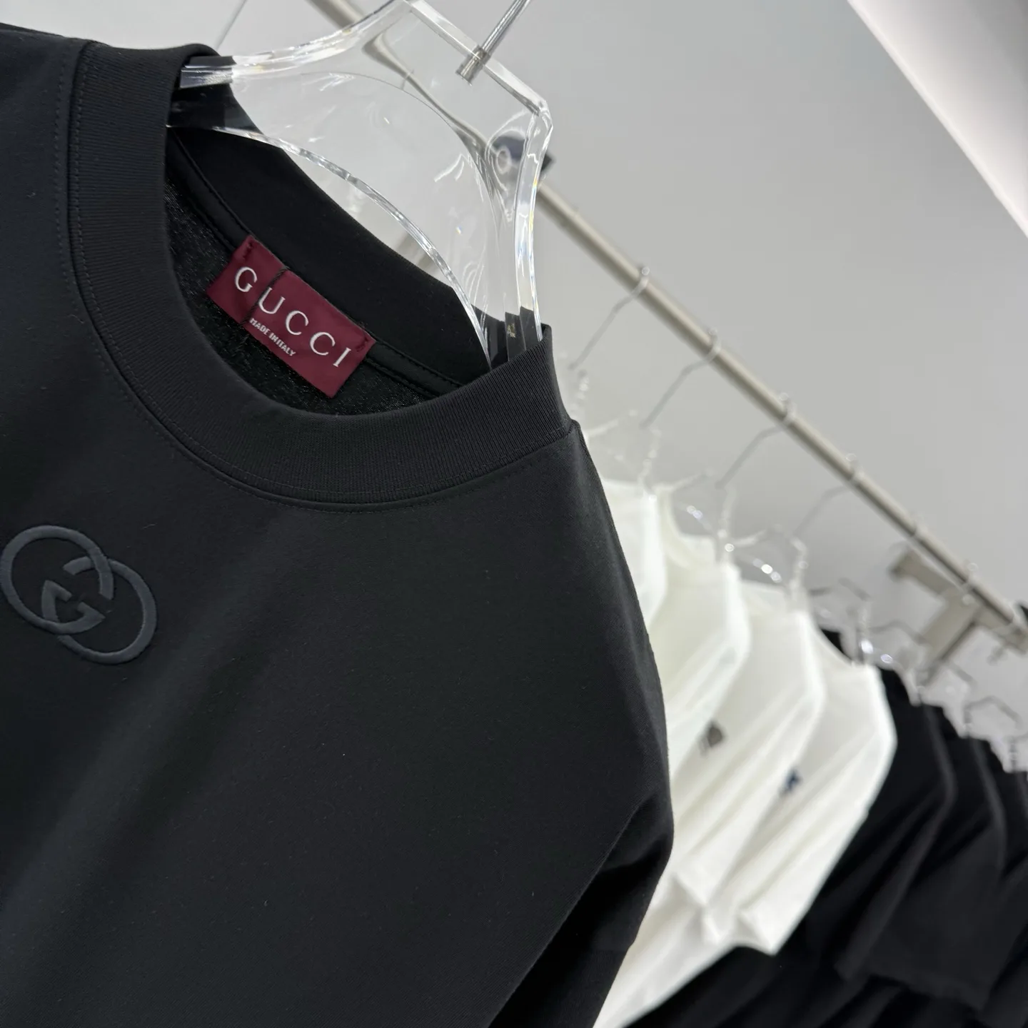 Embroidered Logo Cotton T-Shirt D15014296 — view 4