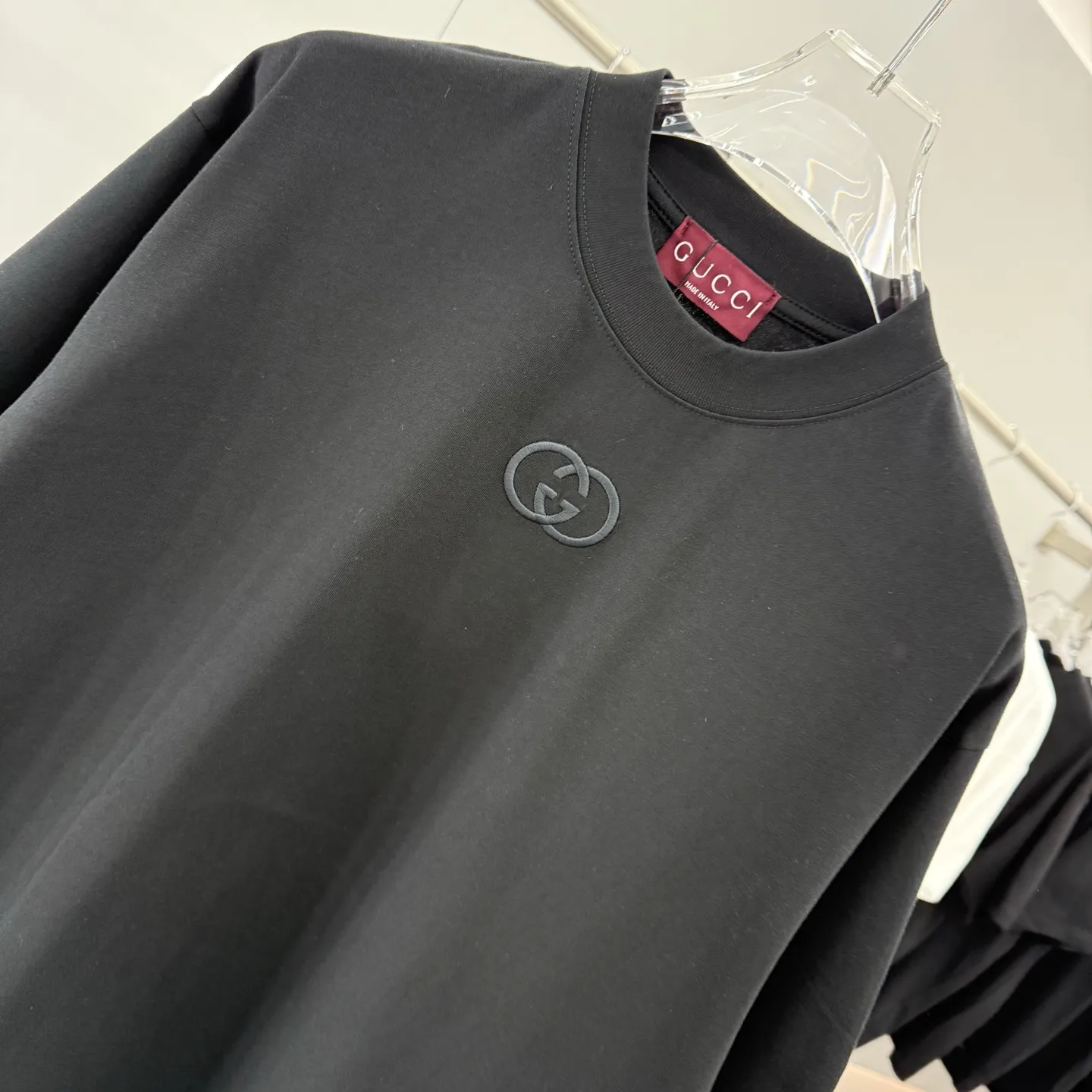 Embroidered Logo Cotton T-Shirt D15014296 — view 5