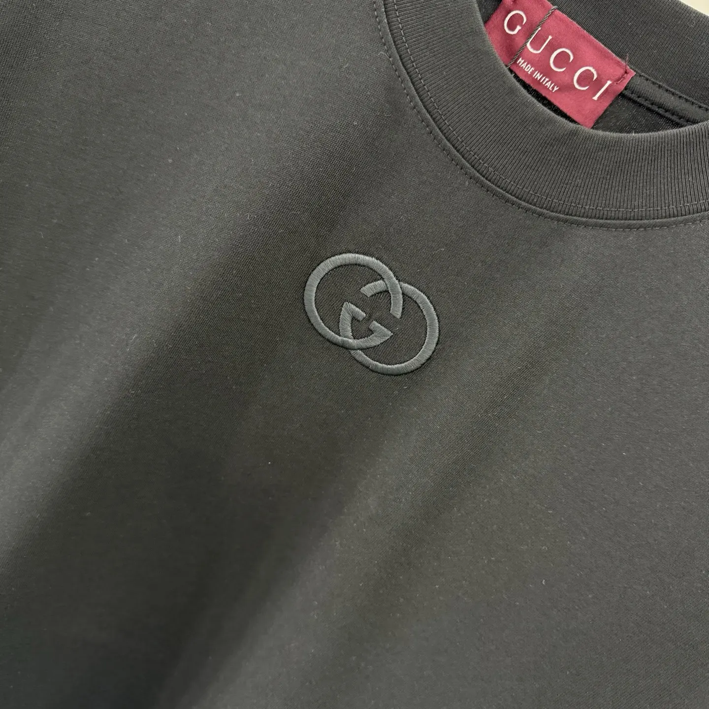 Embroidered Logo Cotton T-Shirt D15014296 — view 6