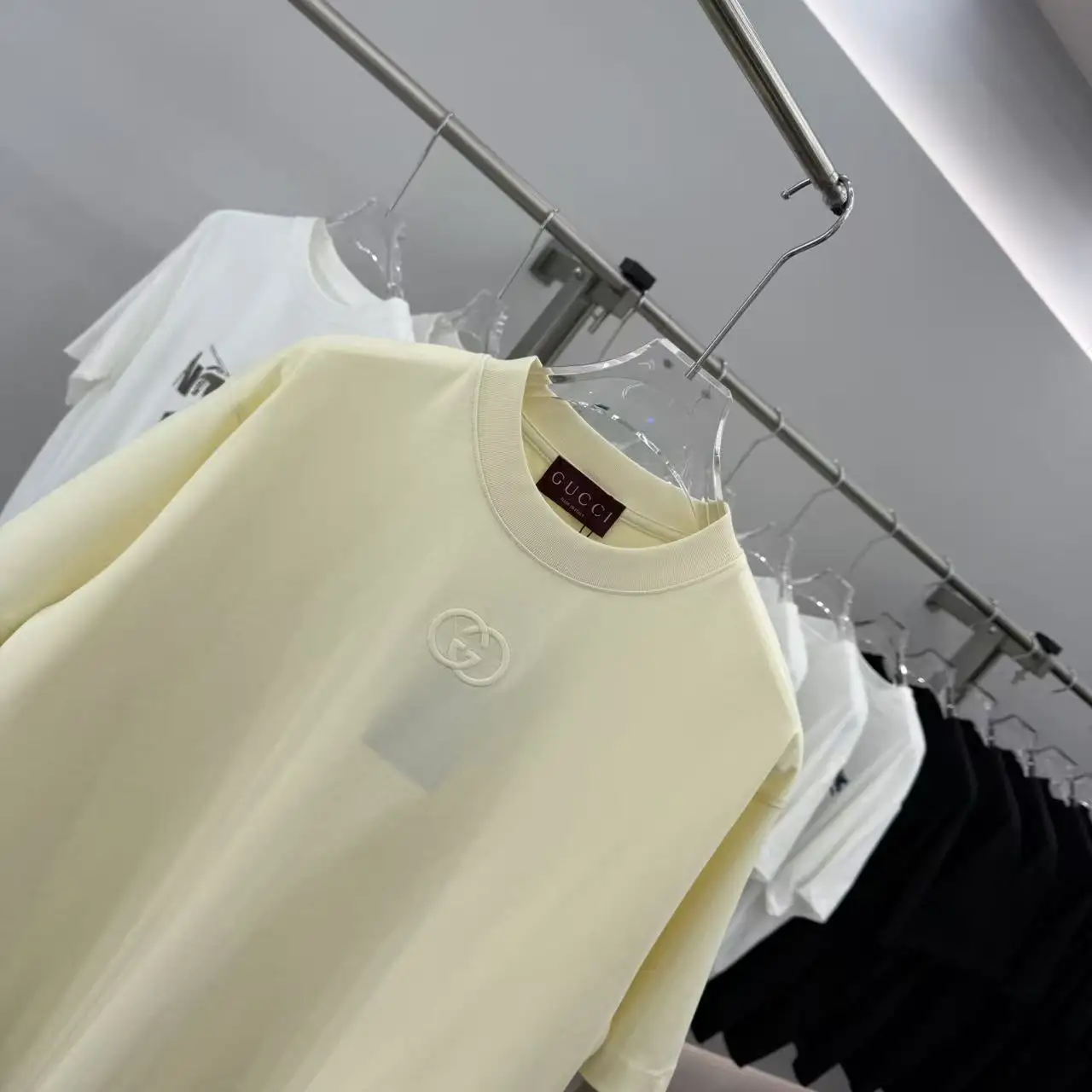 Embroidered Logo Cotton-Jersey T-Shirt D15014295 — view 3