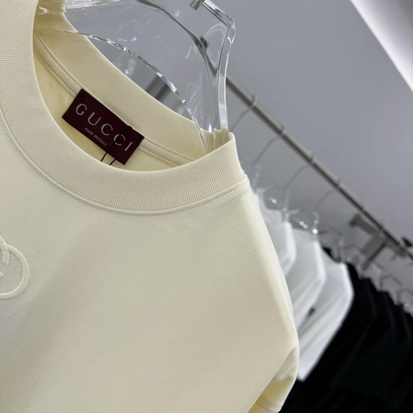 Embroidered Logo Cotton-Jersey T-Shirt D15014295 — view 4