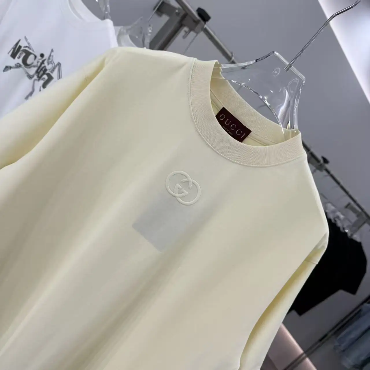 Embroidered Logo Cotton-Jersey T-Shirt D15014295 — view 5