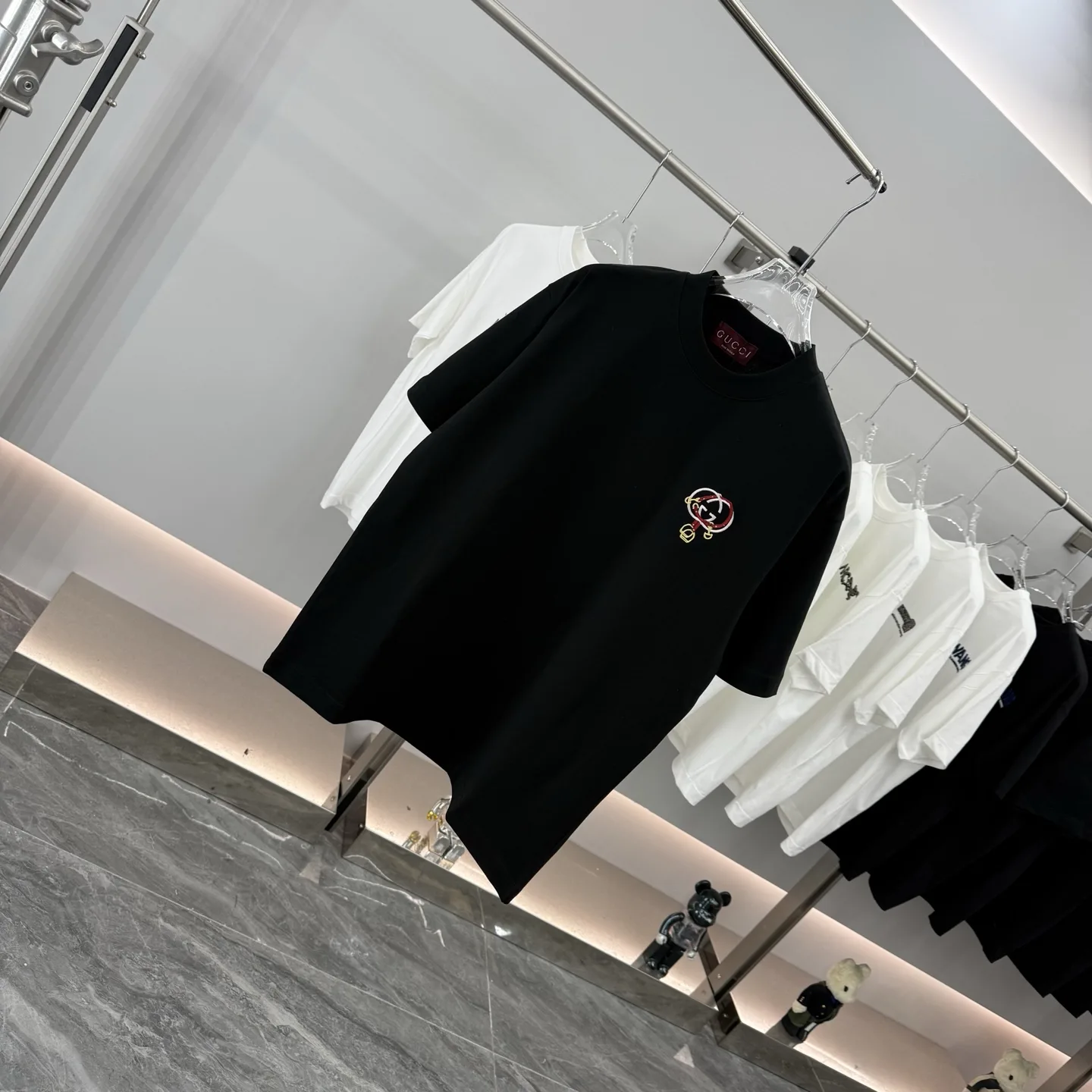 Embroidered Logo Cotton T-Shirt D15014266 — view 2