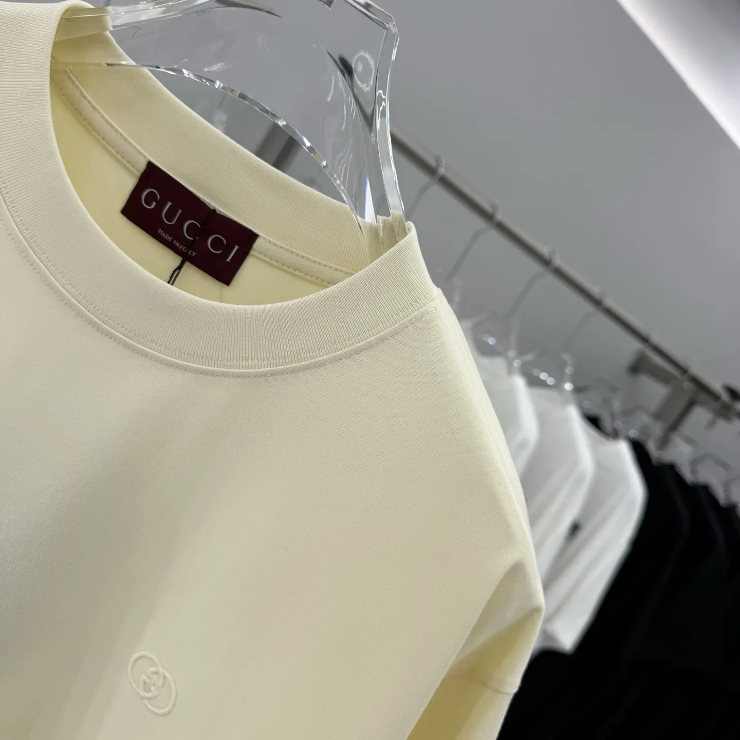 Embroidered Logo Cotton-Jersey T-Shirt D15014291 — view 3