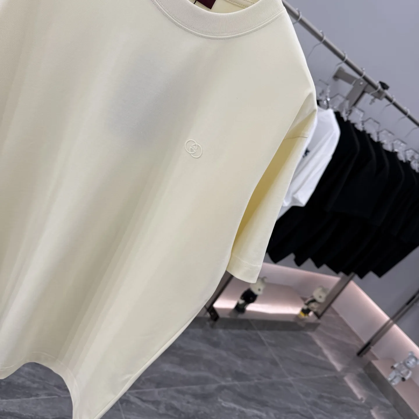 Embroidered Logo Cotton-Jersey T-Shirt D15014291 — view 4