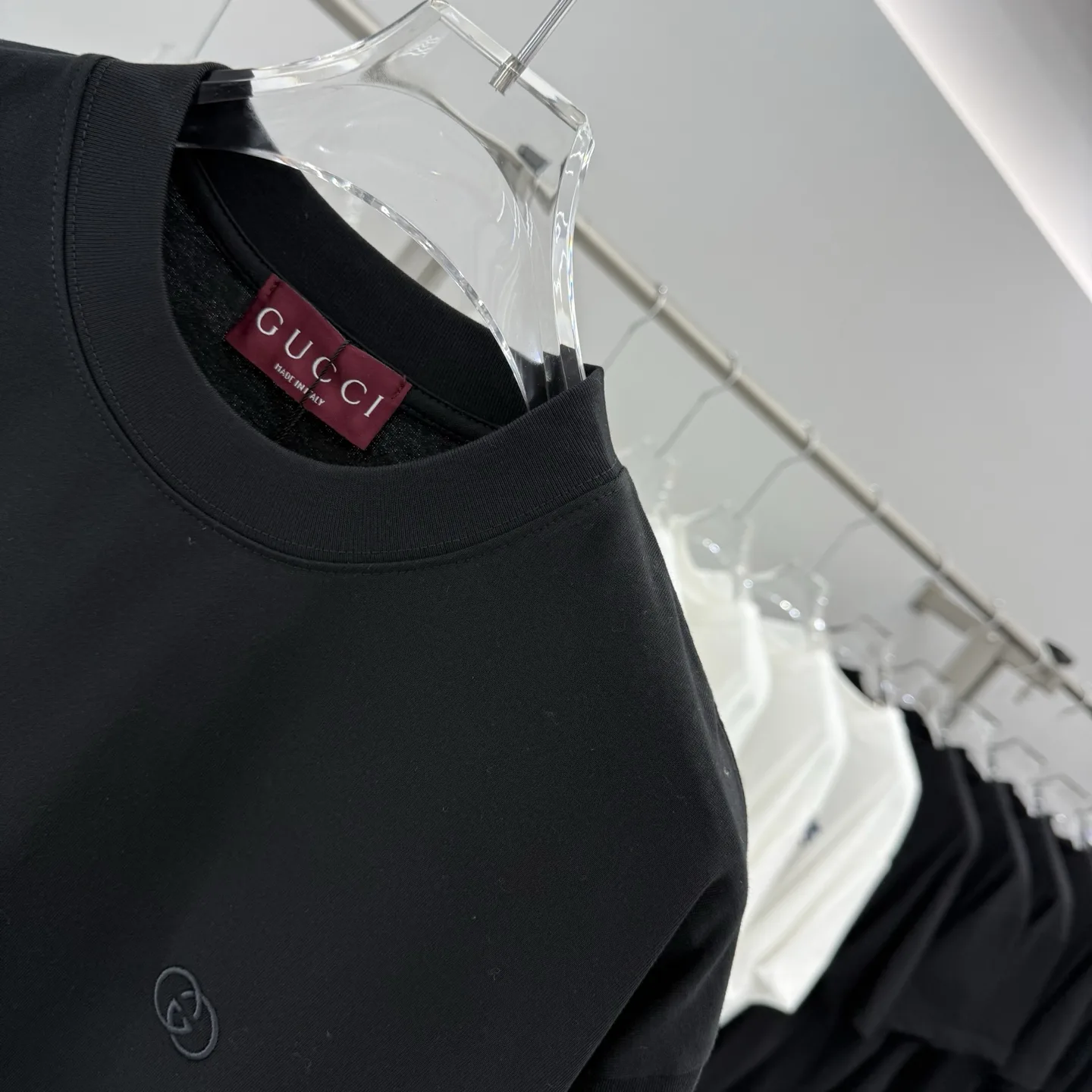 Embroidered Logo Cotton T-Shirt D15014292 — view 4