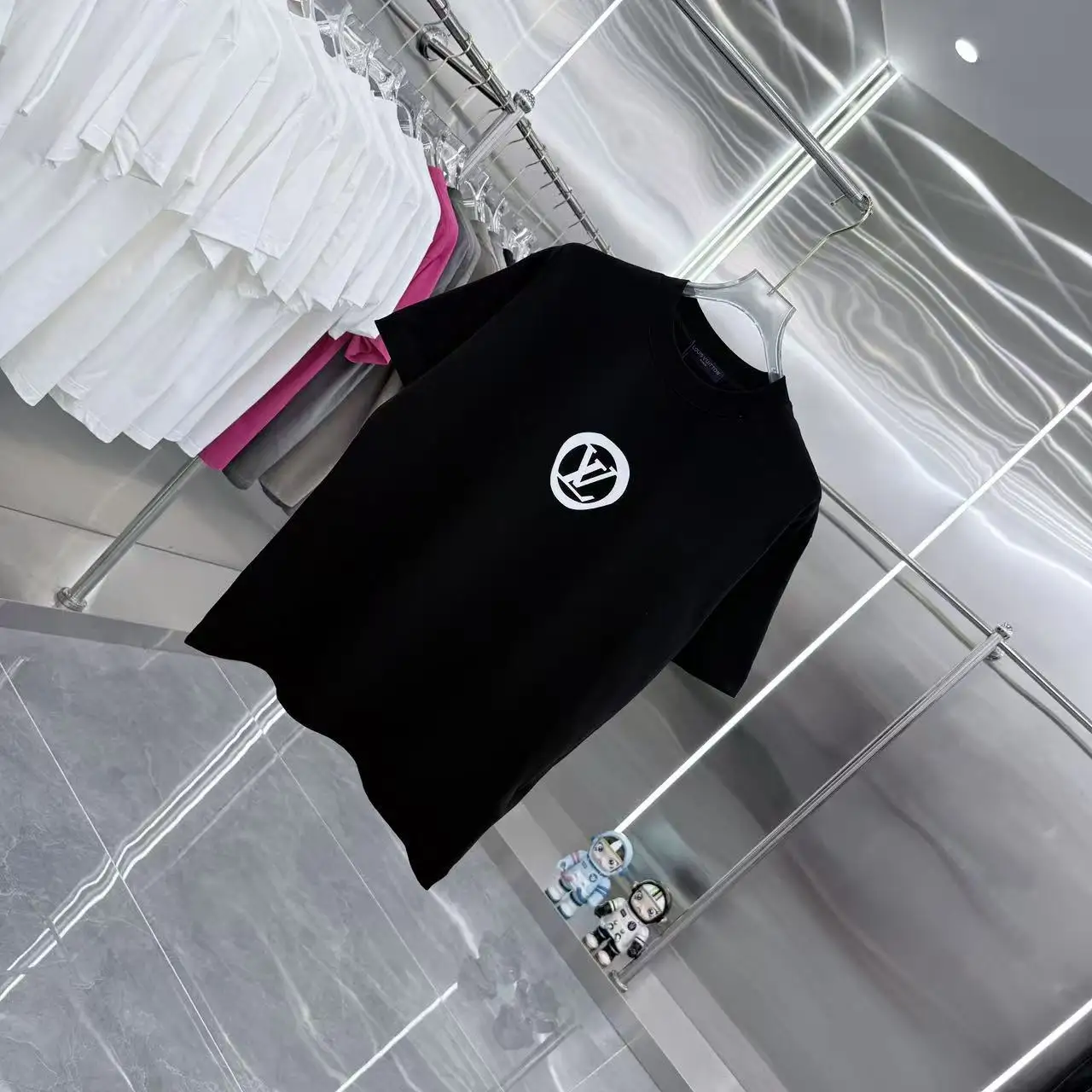 Logo Silicone Patch Crew-Neck T-Shirt D15014351 — view 2