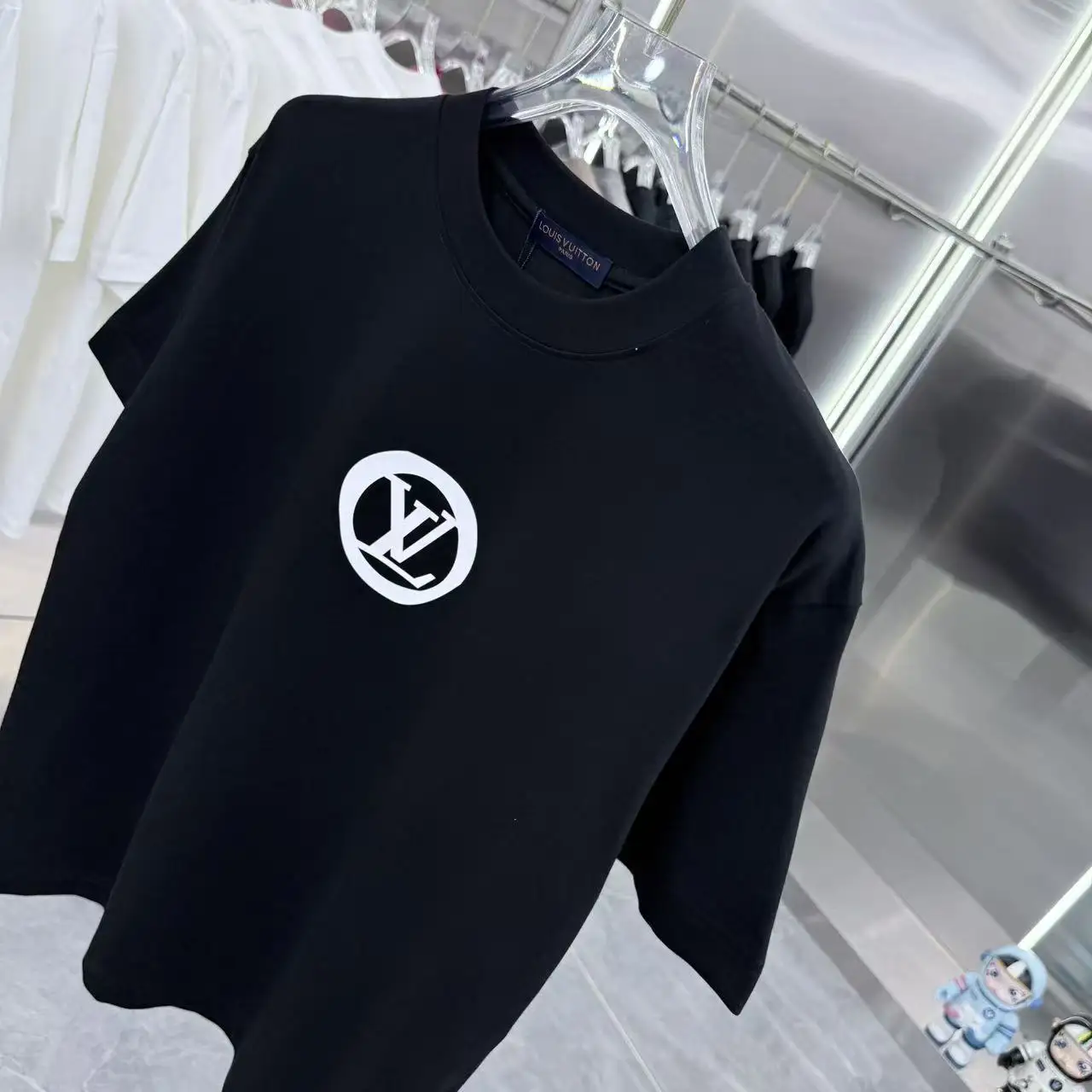 Logo Silicone Patch Crew-Neck T-Shirt D15014351 — view 4