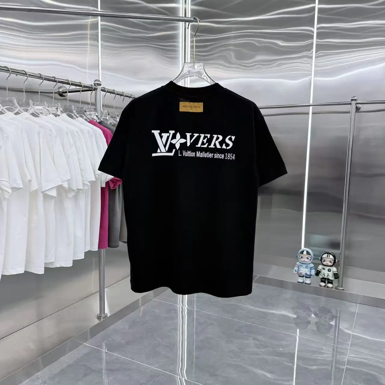 Logo Silicone Patch Crew-Neck T-Shirt D15014351 — view 7