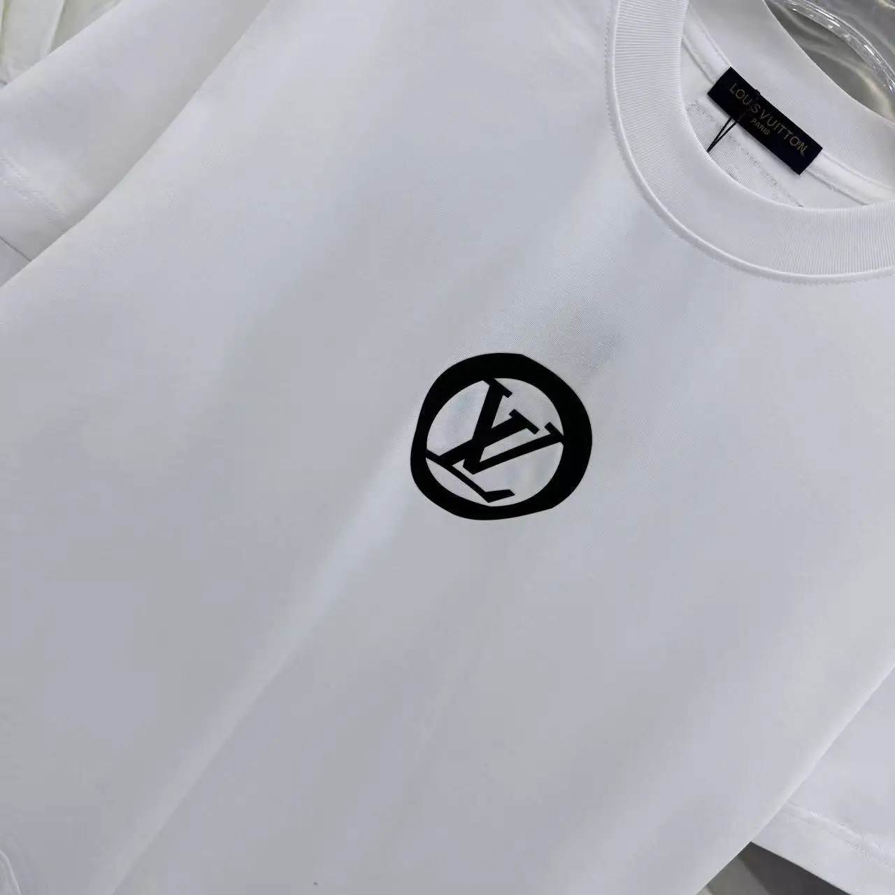 Logo Silicone Patch Cotton T-Shirt D15014354 — view 5