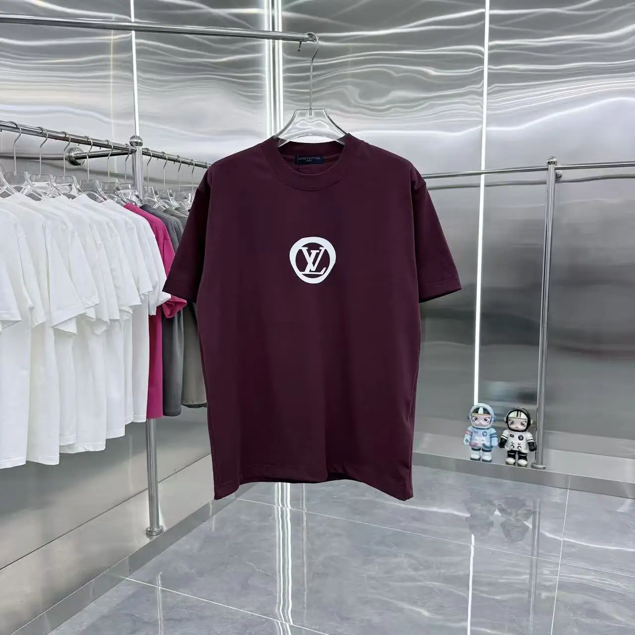 Logo Silicone Patch Cotton T-Shirt D15014352