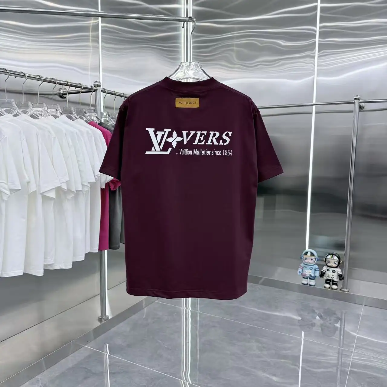 Logo Silicone Patch Cotton T-Shirt D15014352 — view 7
