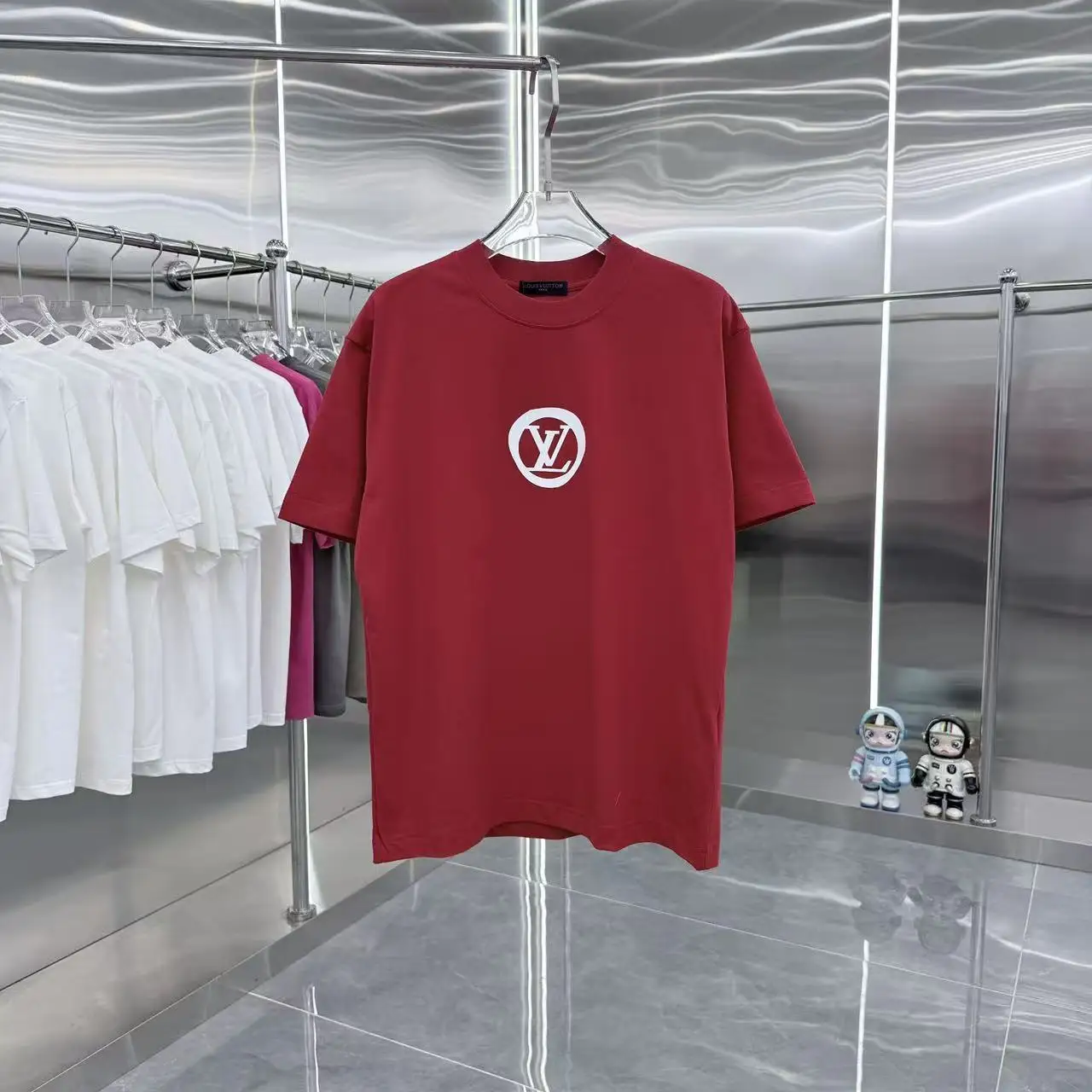Logo Silicone Print Cotton T-Shirt D15014353
