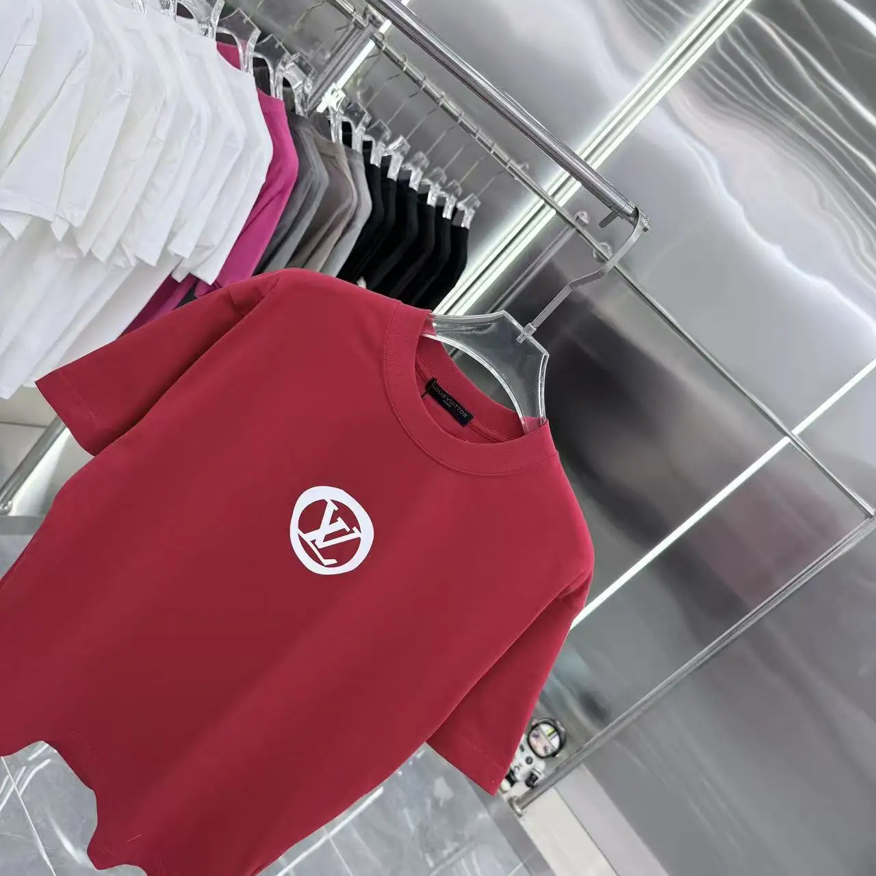 Logo Silicone Print Cotton T-Shirt D15014353 — view 3