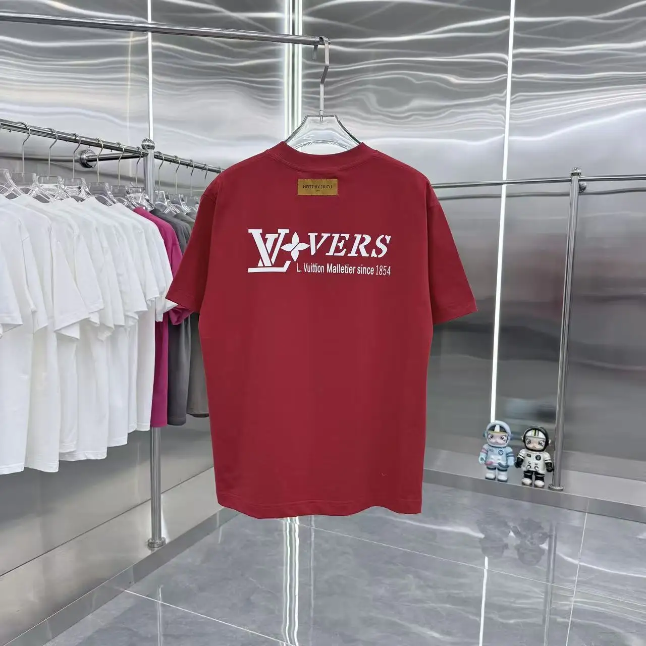 Logo Silicone Print Cotton T-Shirt D15014353 — view 7
