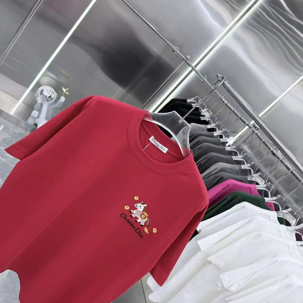 Lunar New Year Year of the Horse Embroidered T-Shirt D15014309 — view 3