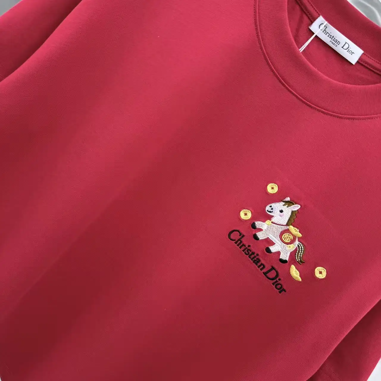 Lunar New Year Year of the Horse Embroidered T-Shirt D15014309 — view 5