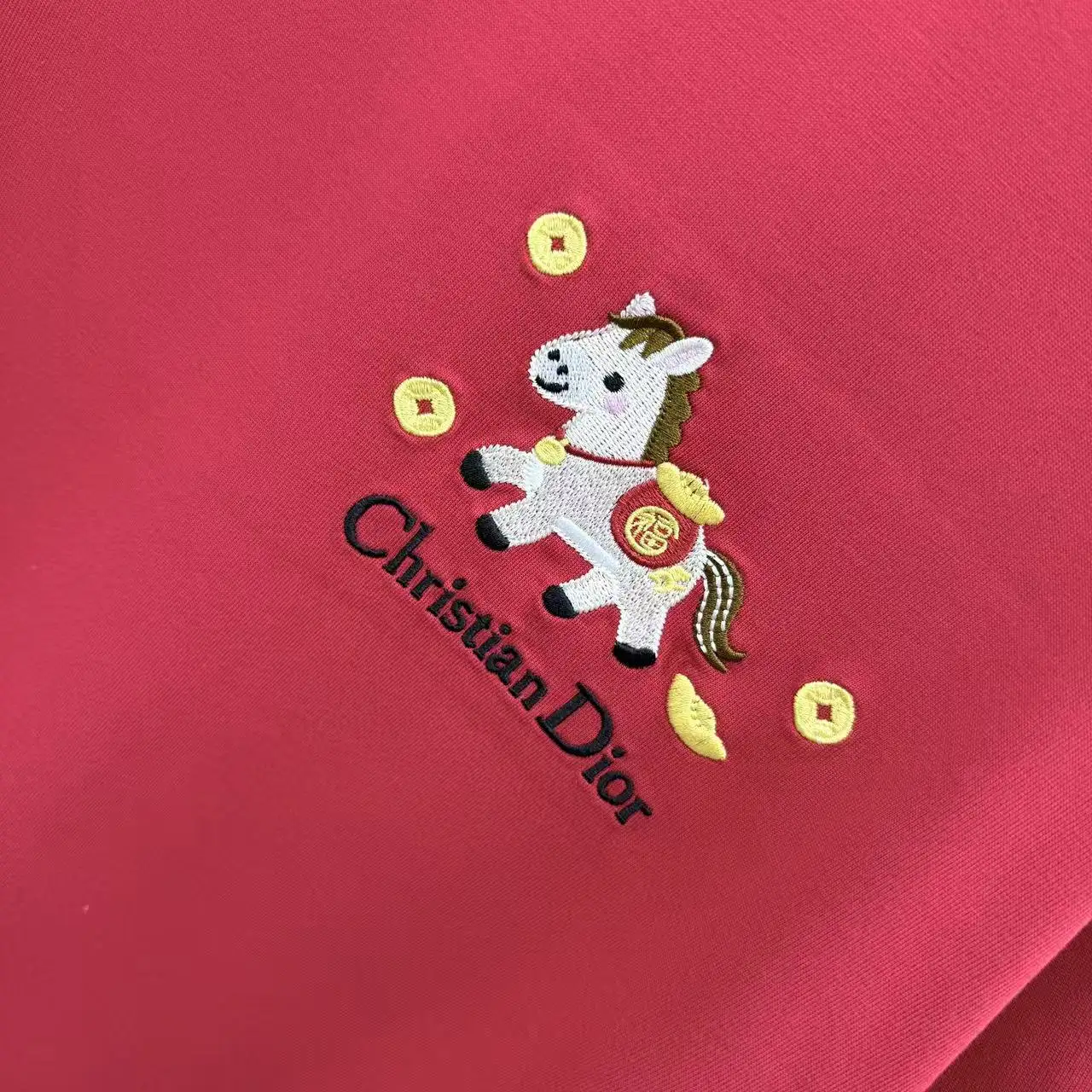 Lunar New Year Year of the Horse Embroidered T-Shirt D15014309 — view 6