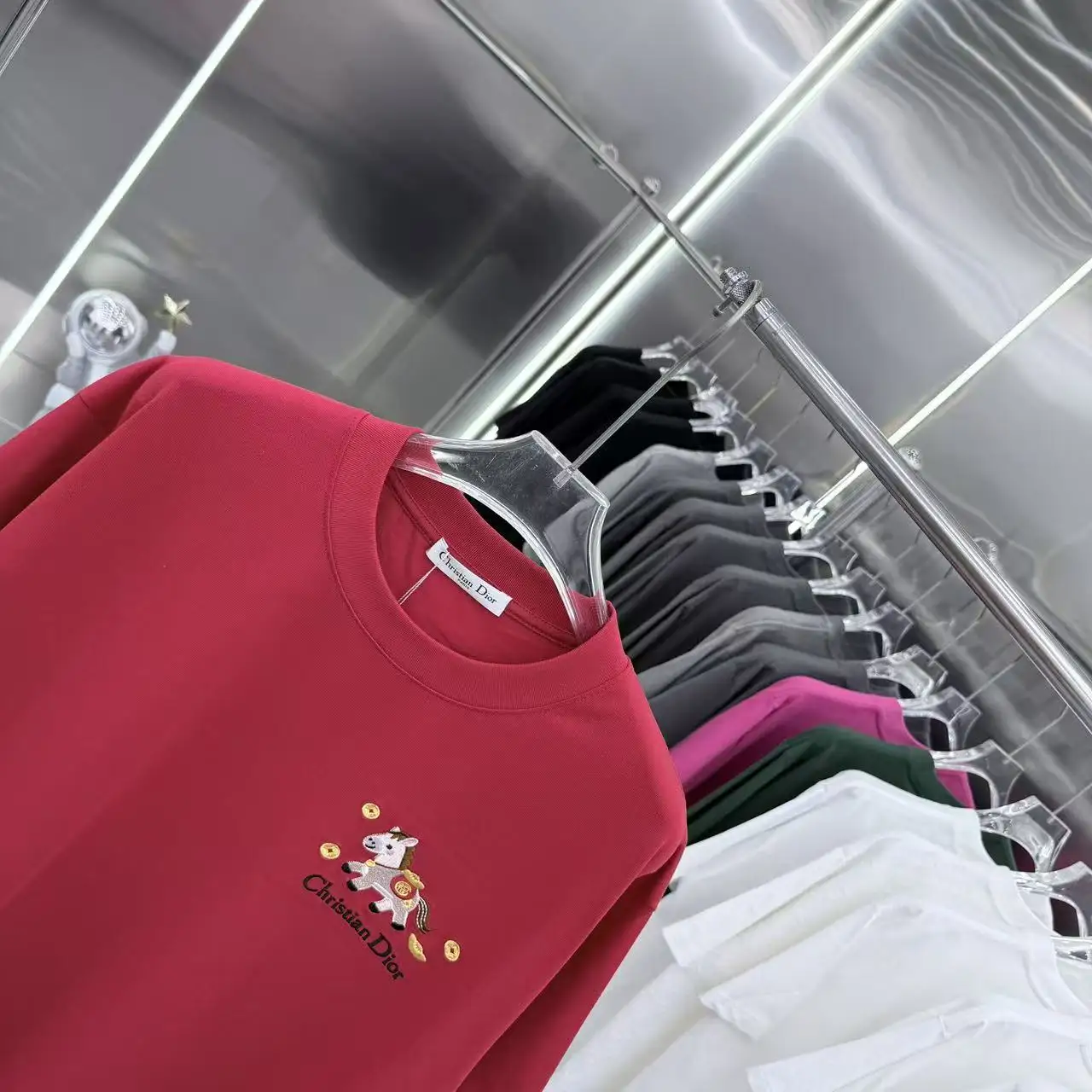 Lunar New Year Year of the Horse Embroidered T-Shirt D15014309 — view 7