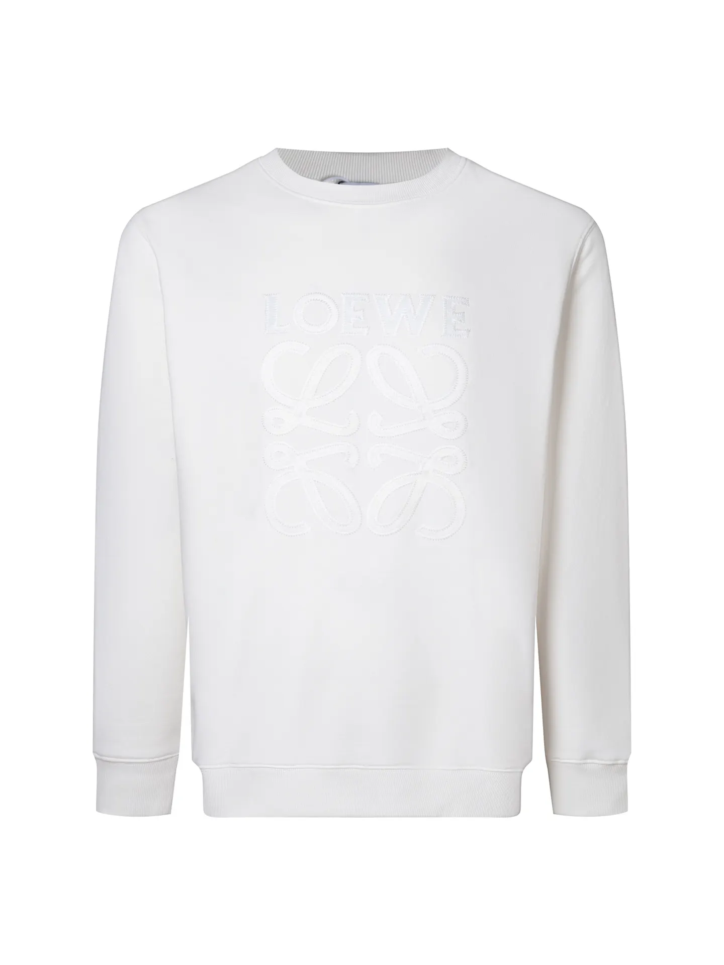 Anagram Embroidered Cotton-Jersey Sweatshirt D15016501