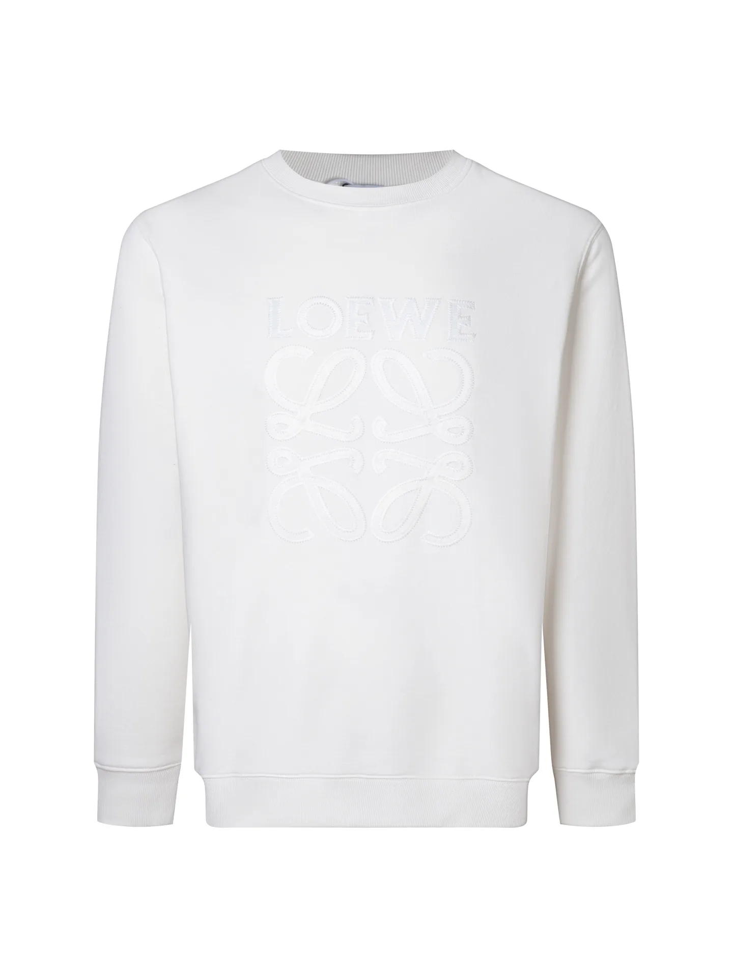 Anagram Embroidered Cotton-Jersey Sweatshirt D15016501