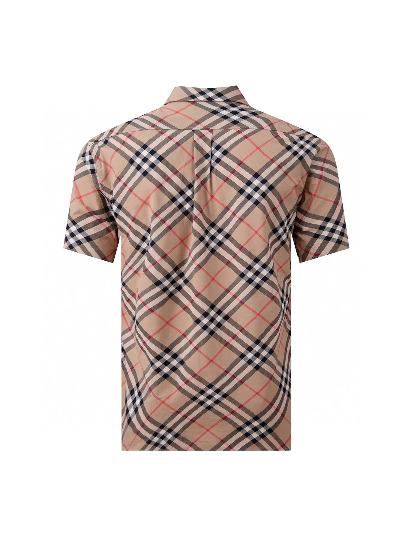 Diagonal Check Short-Sleeve Shirt D15016368 — view 2