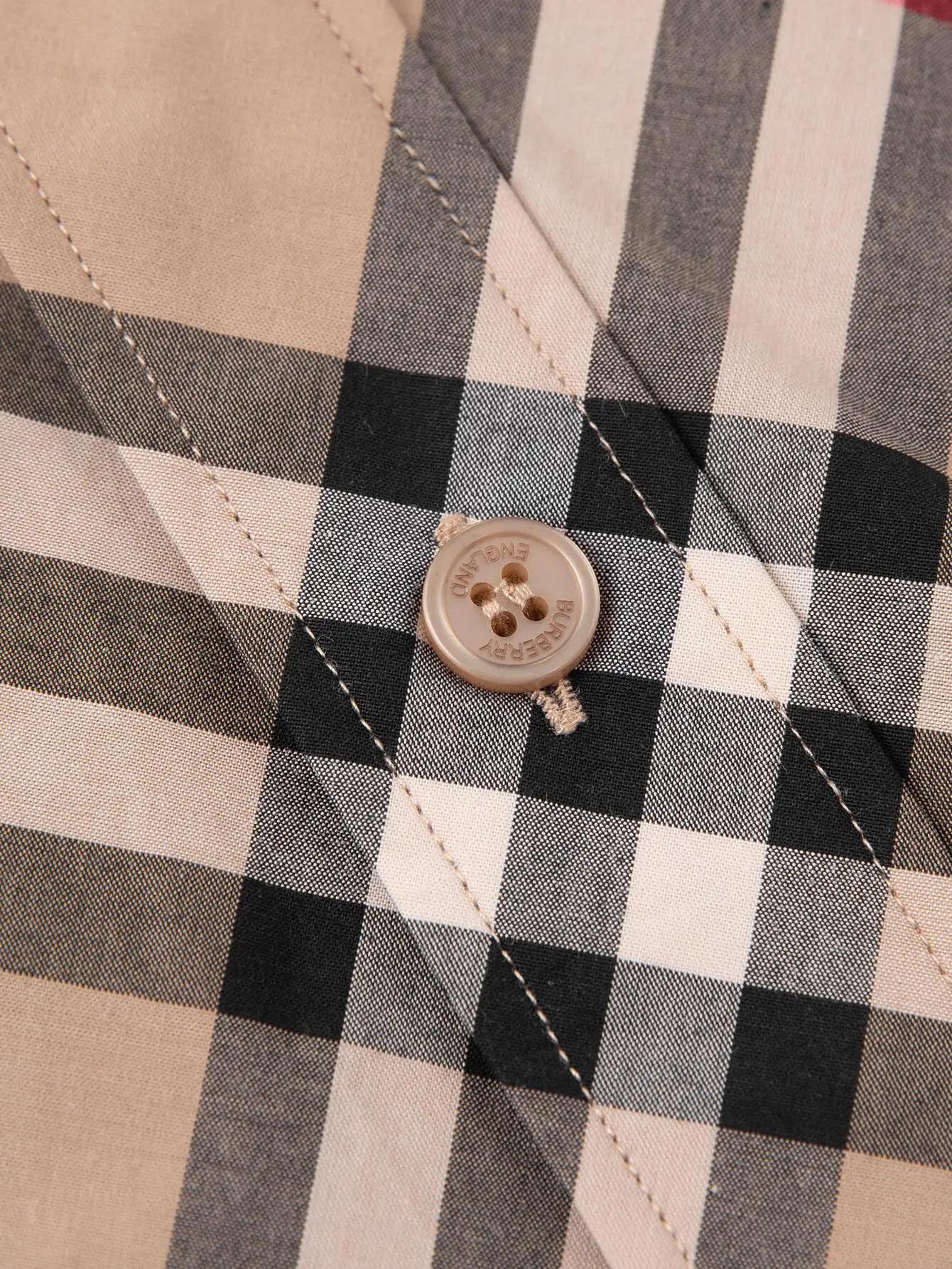 Diagonal Check Short-Sleeve Shirt D15016368 — view 4
