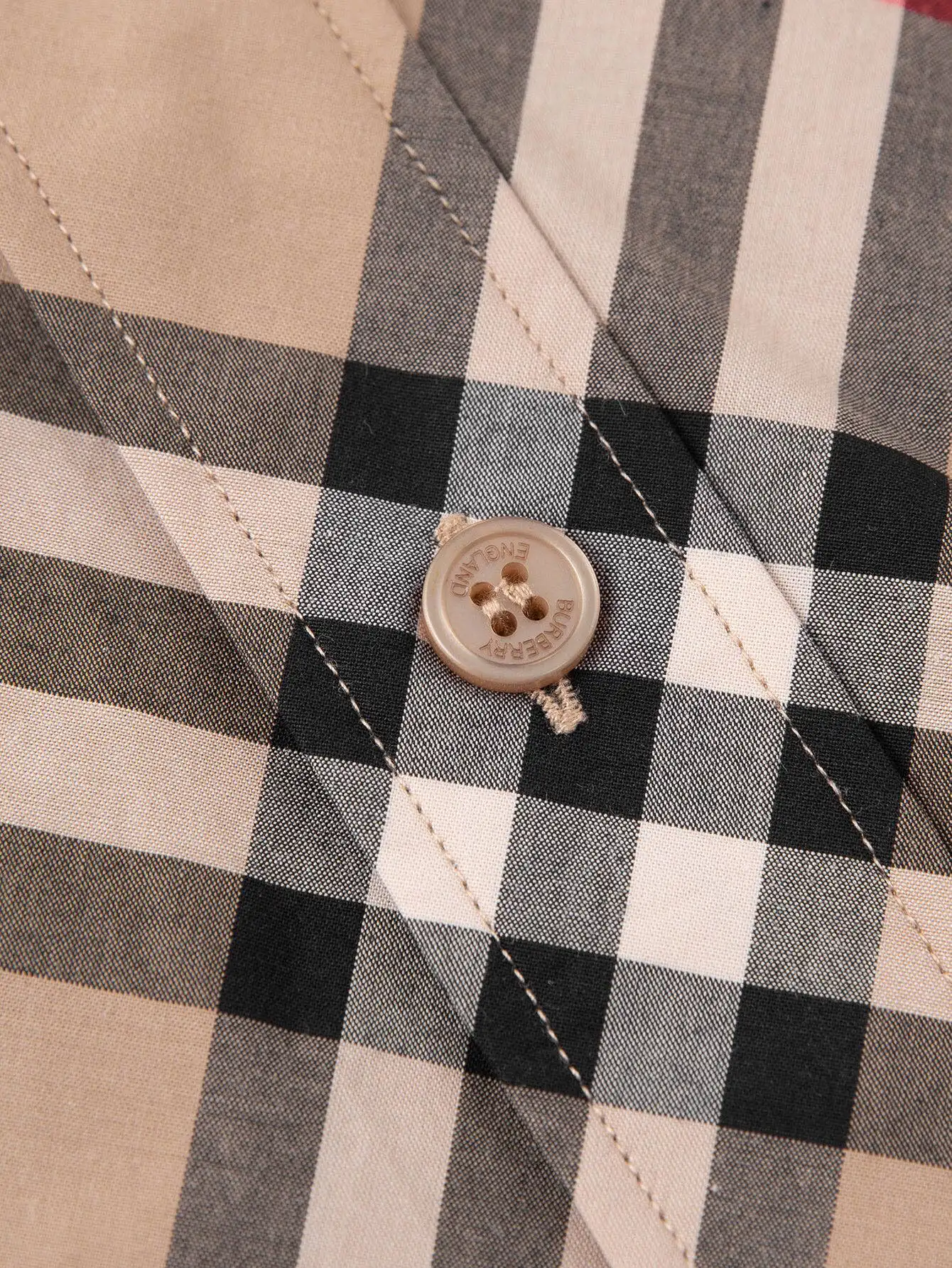 Diagonal Check Short-Sleeve Shirt D15016368 — view 6