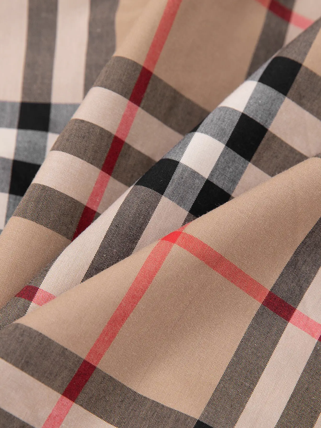 Diagonal Check Short-Sleeve Shirt D15016368 — view 7