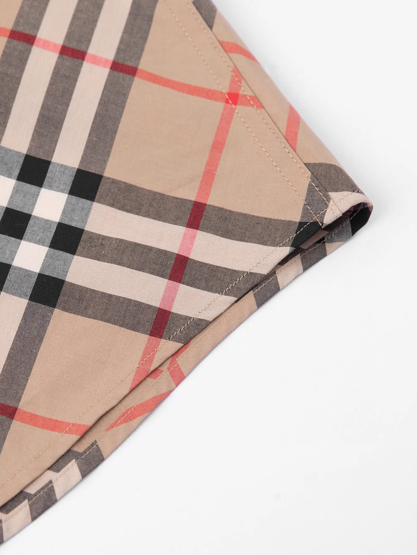 Diagonal Check Short-Sleeve Shirt D15016368 — view 8