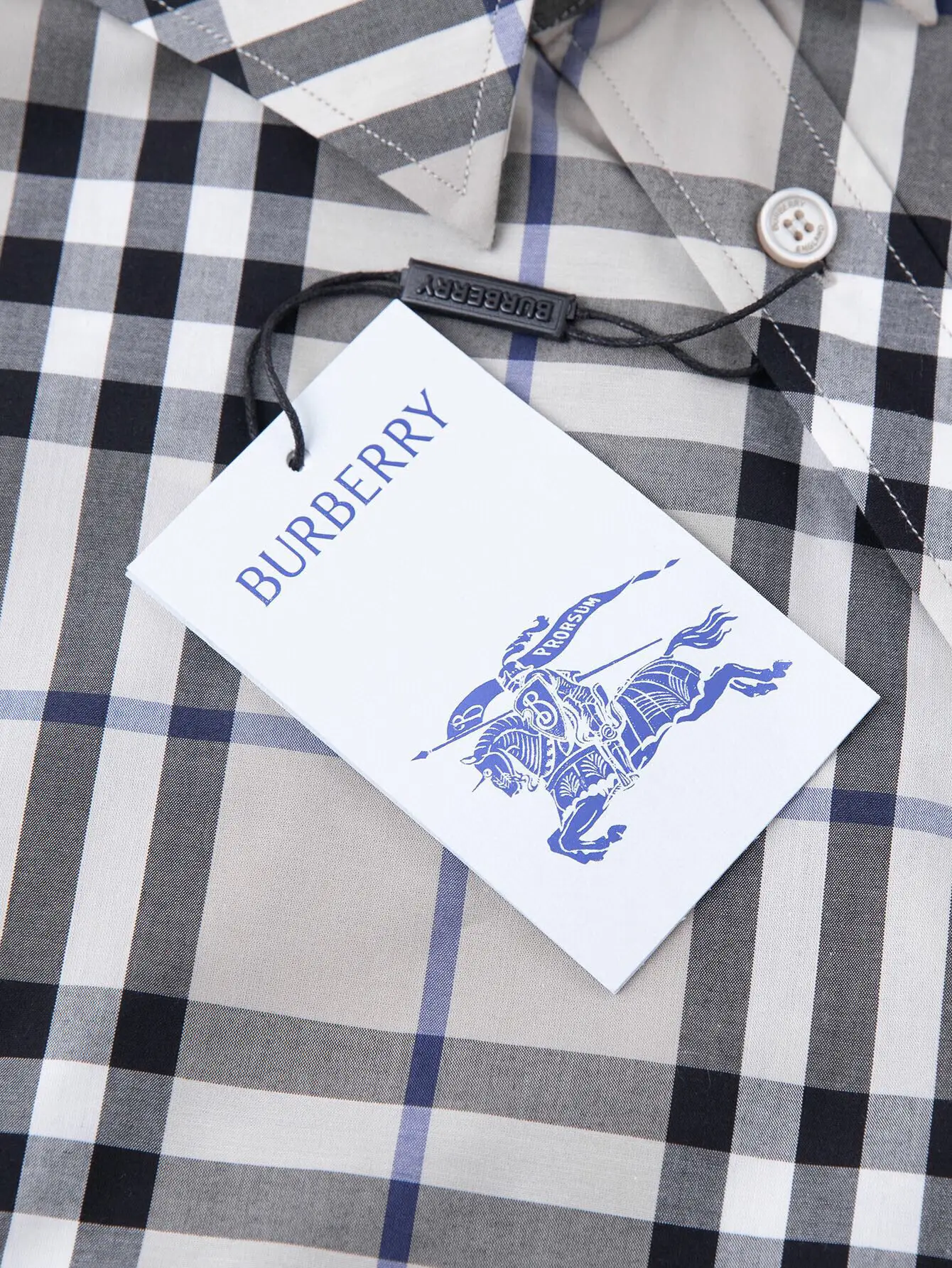 Diagonal Check Short-Sleeve Shirt D15016366 — view 4