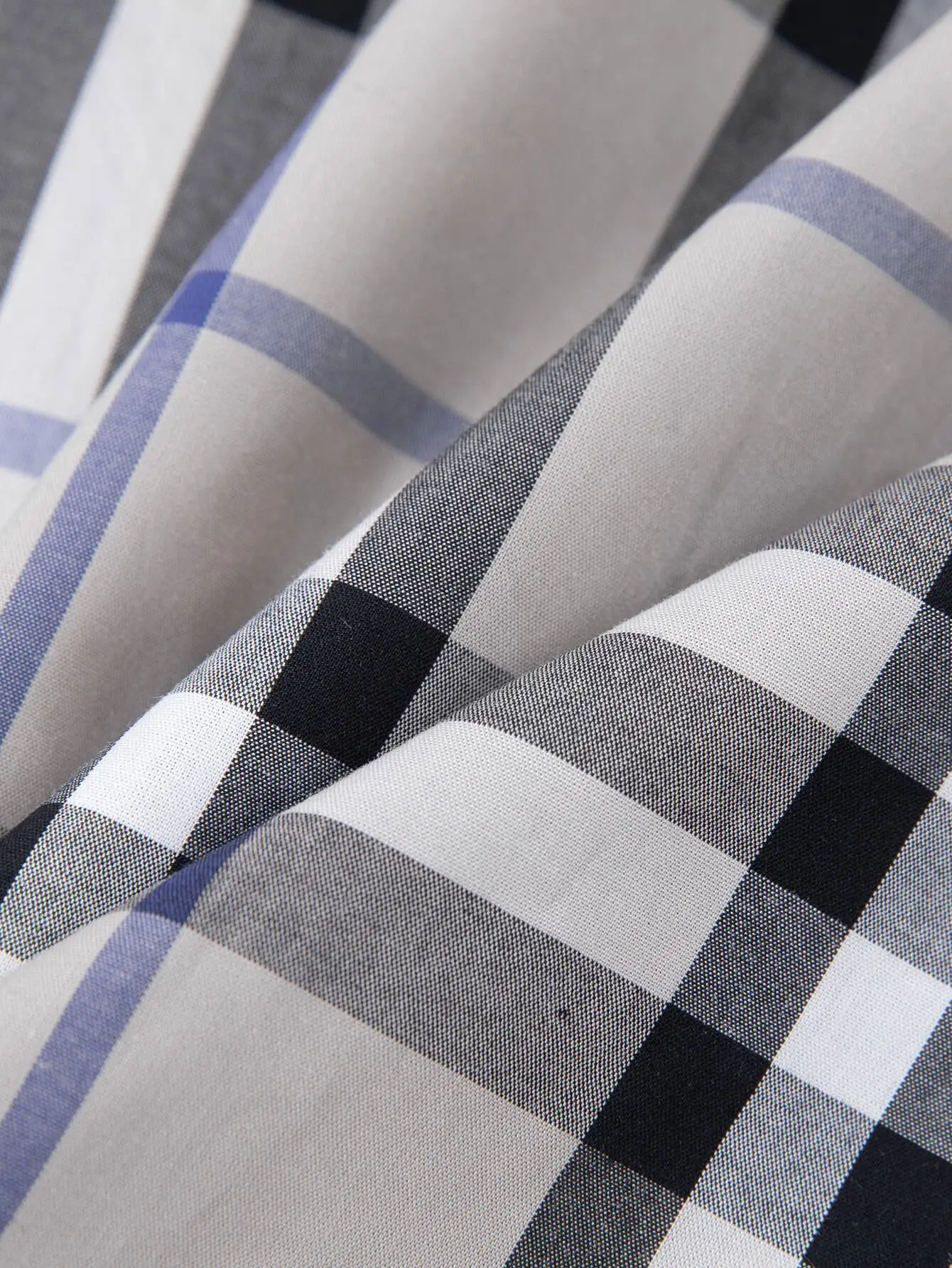 Diagonal Check Short-Sleeve Shirt D15016366 — view 8