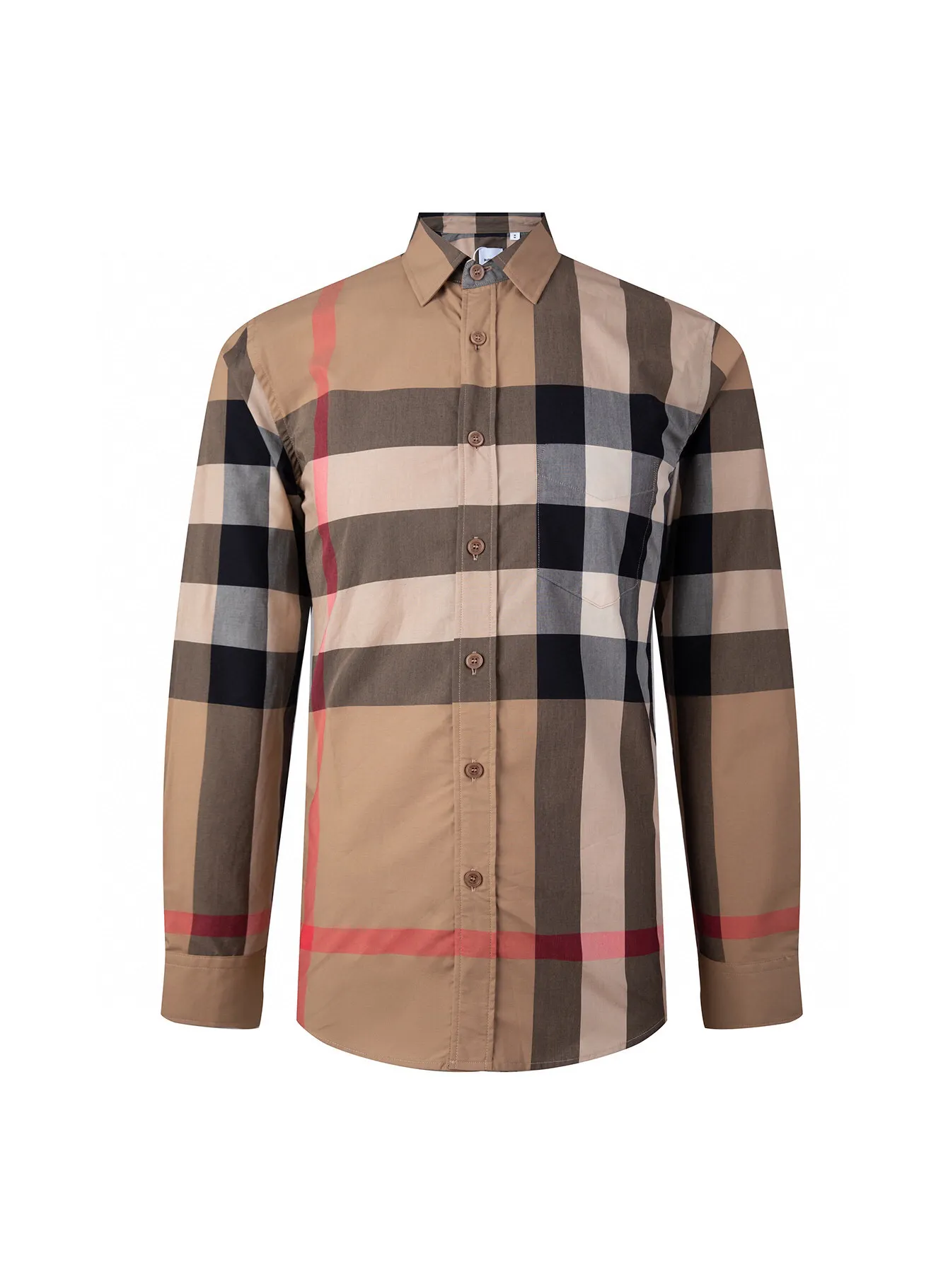 Giant Check Cotton Poplin Shirt D15016362