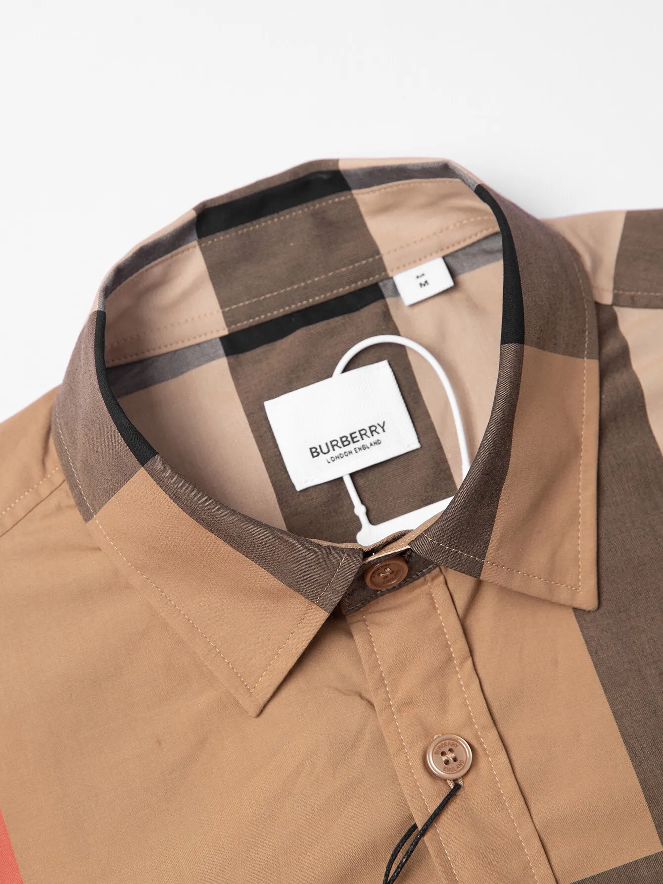 Giant Check Cotton Poplin Shirt D15016362 — view 3