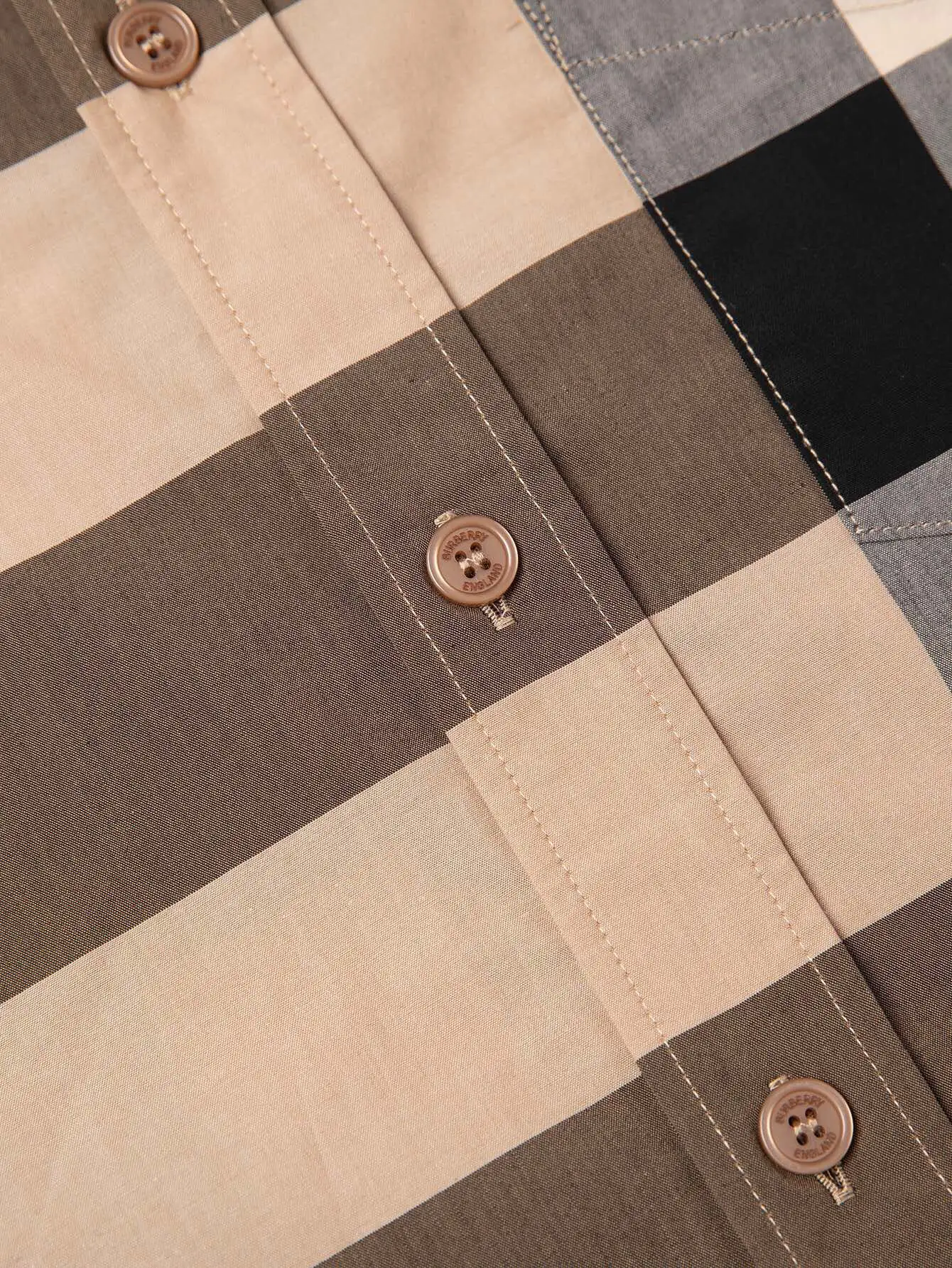 Giant Check Cotton Poplin Shirt D15016362 — view 4