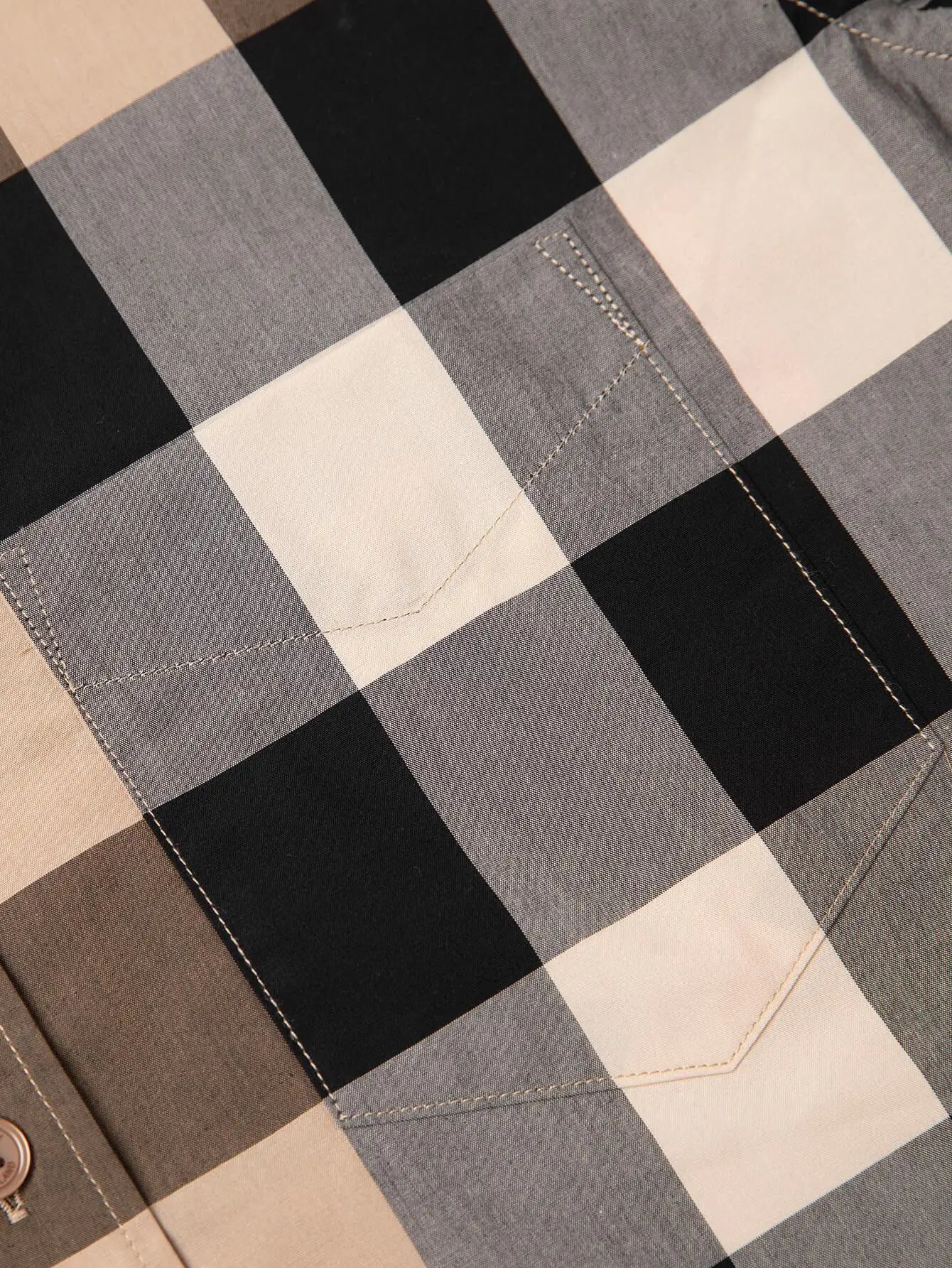 Giant Check Cotton Poplin Shirt D15016362 — view 5