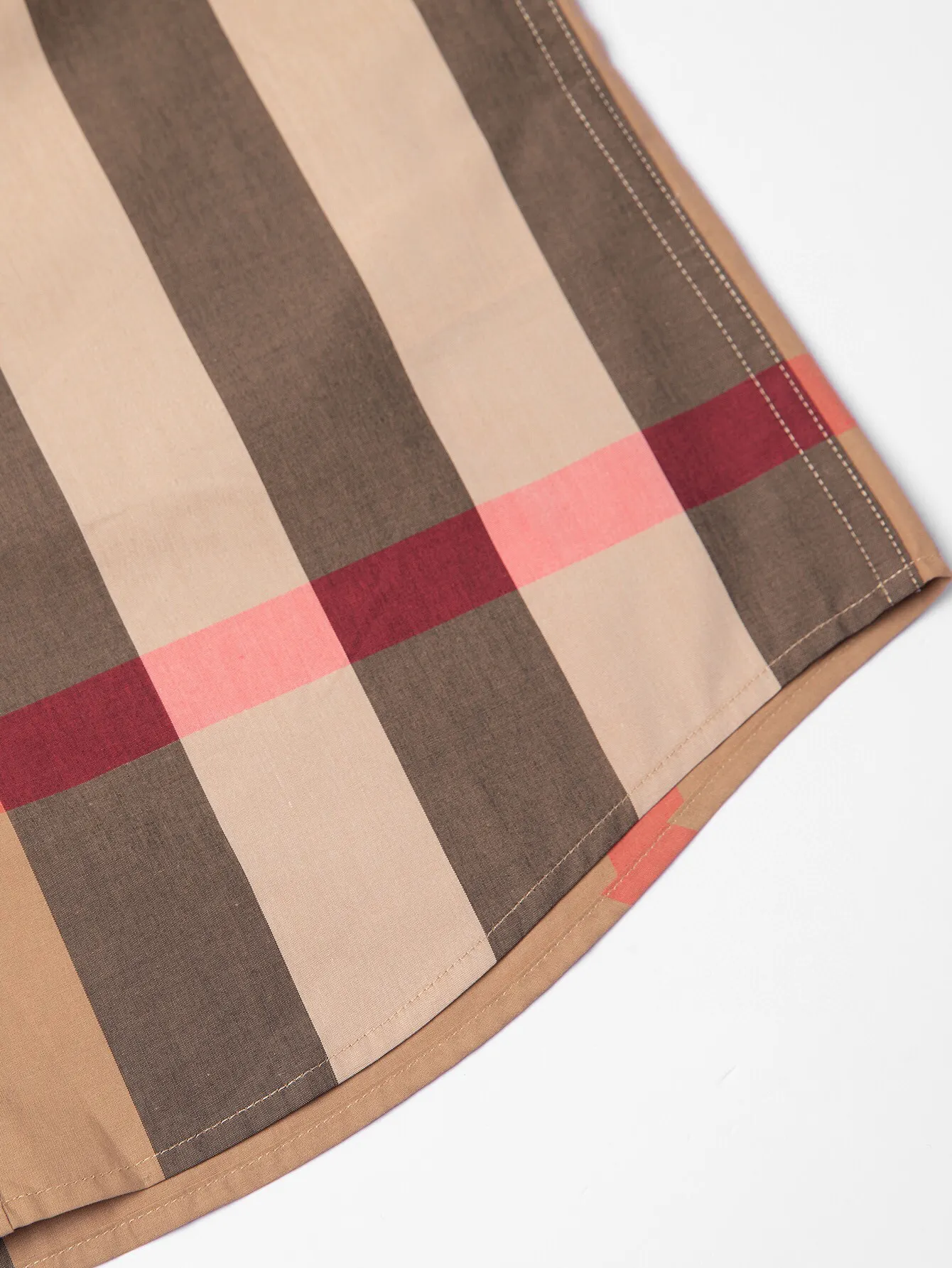 Giant Check Cotton Poplin Shirt D15016362 — view 7
