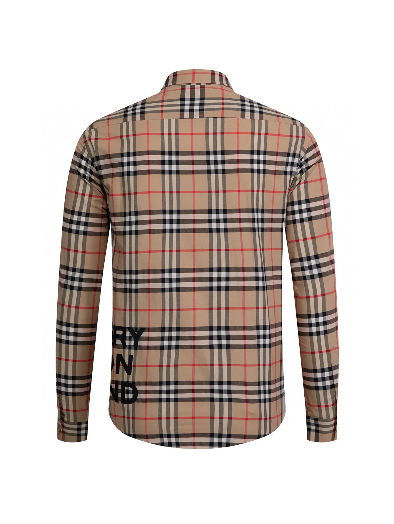 Logo Print Vintage Check Cotton Shirt D15016365 — view 2