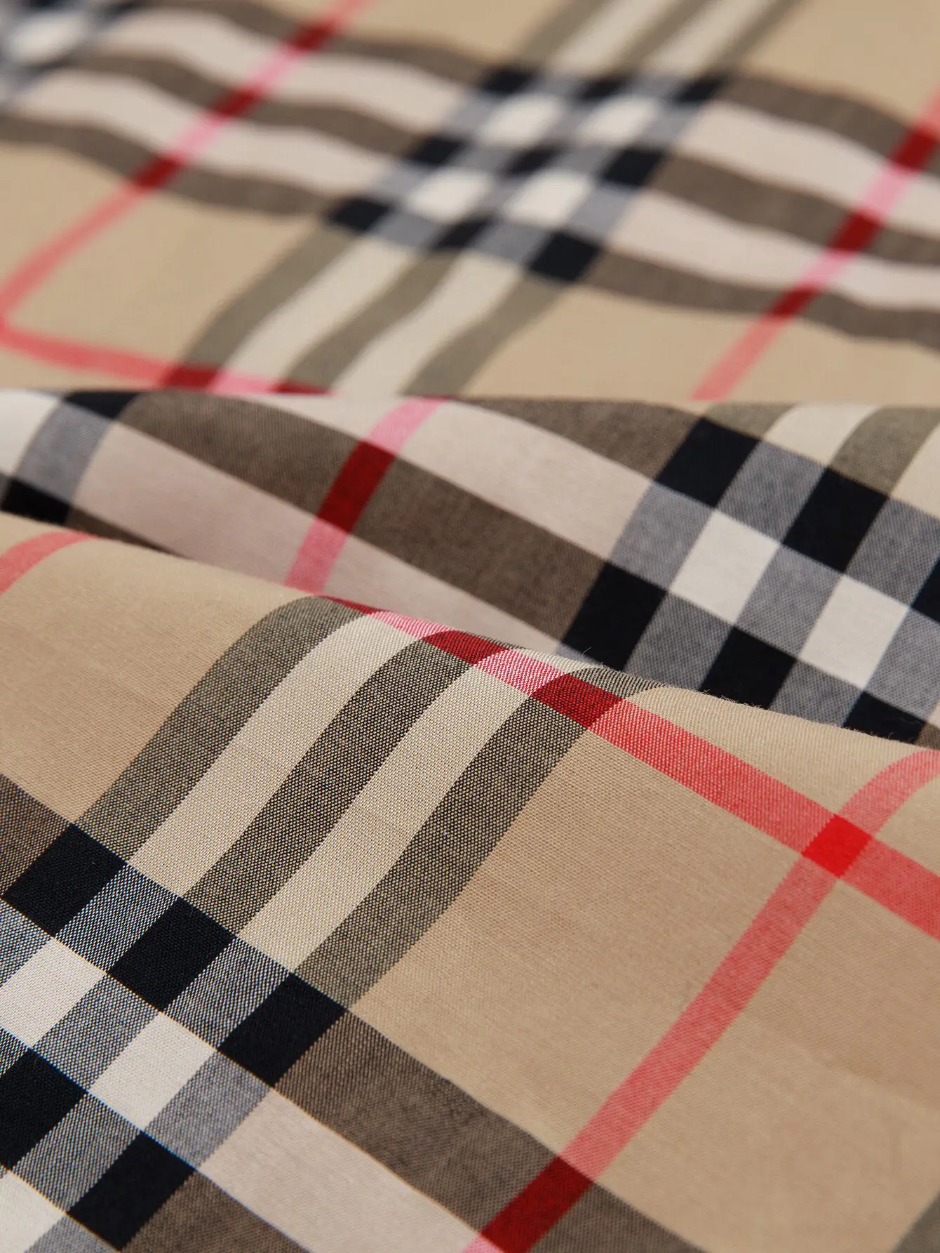 Logo Print Vintage Check Cotton Shirt D15016365 — view 8
