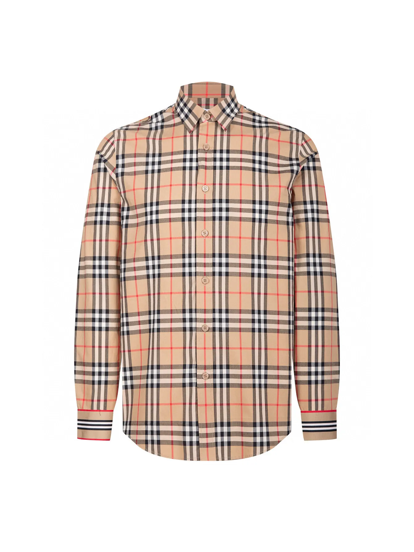 Check Cotton Poplin Shirt D15016364