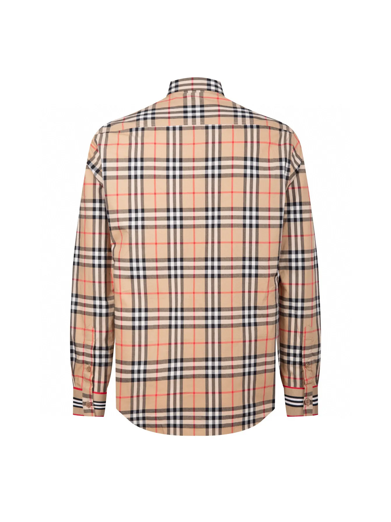 Check Cotton Poplin Shirt D15016364 — view 2