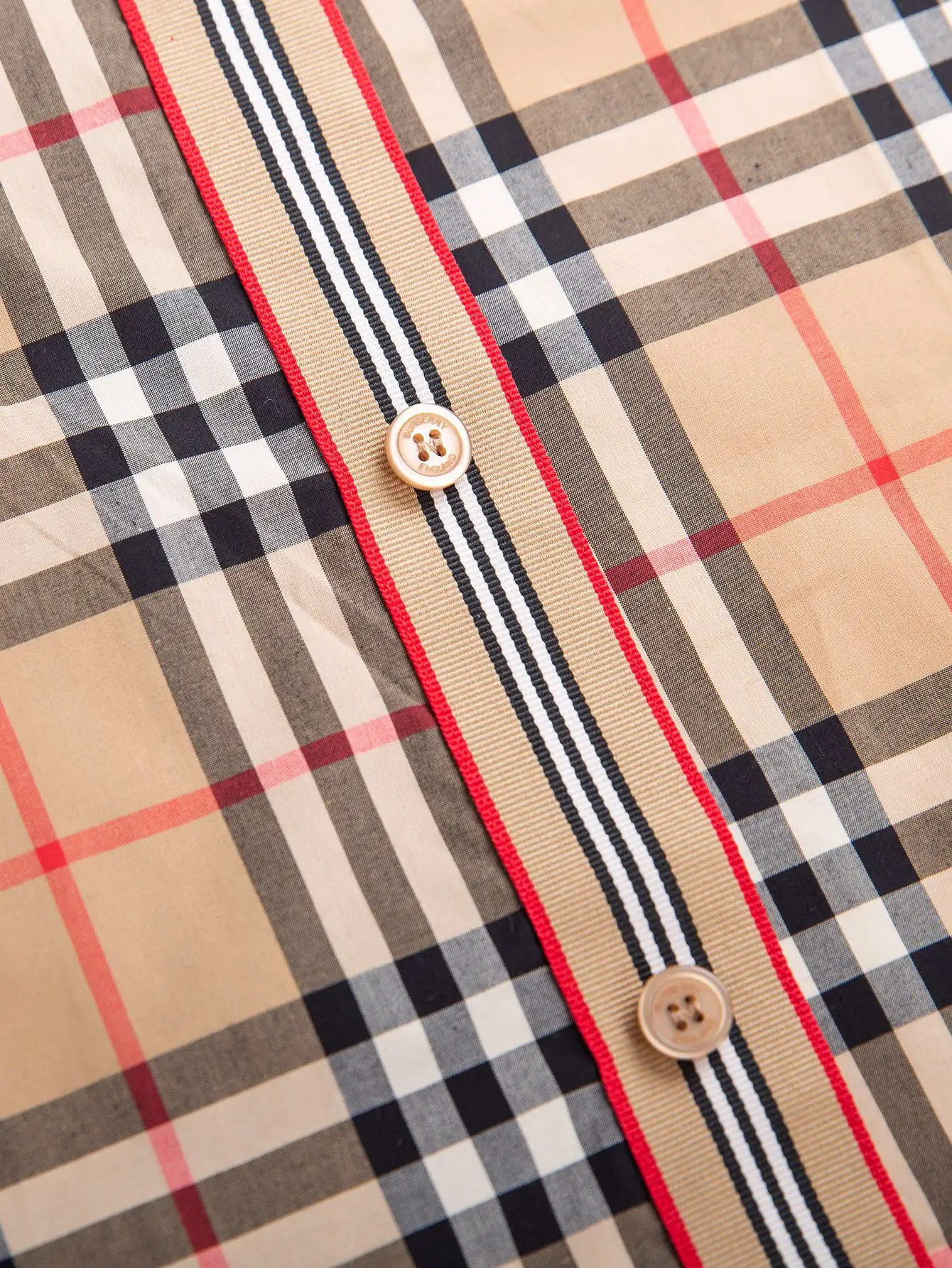 Check Cotton Poplin Shirt D15016364 — view 7