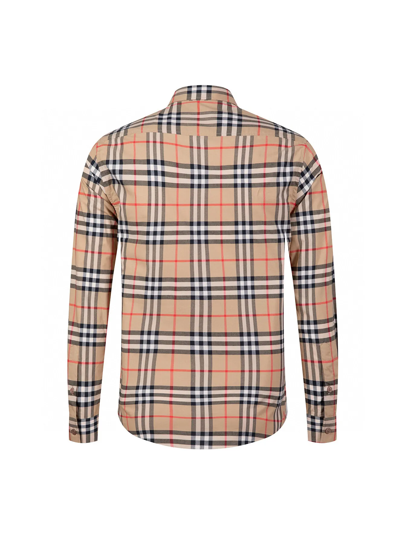 Check Cotton Poplin Long-Sleeved Shirt D15016363 — view 2